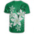 Hawaiian Plumeria Polynesian T Shirt Green AH - Polynesian Pride