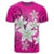 Hawaiian Plumeria Polynesian T Shirt Pink AH - Polynesian Pride