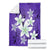 Hawaiian Plumeria Polynesian Premium Blankets - Purple - AH - Polynesian Pride