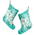 Hawaiian Plumeria Polynesian Christmas Stocking - Turquoise - AH - Polynesian Pride