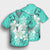 Hawaiian Plumeria Polynesian Hawaiian Shirt - Turquoise - AH - Polynesian Pride