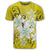 Hawaiian Plumeria Polynesian T Shirt Yellow AH - Polynesian Pride