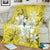 Hawaiian Plumeria Polynesian Premium Blankets - Yellow - AH - Polynesian Pride