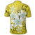 Hawaiian Plumeria Polynesian Polo Shirt Yellow - Polynesian Pride