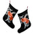 Hawaiian Plumeria Polynesian Orange Christmas Stocking - AH - Polynesian Pride