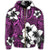 Hawaiian Plumeria Tribal Polynesian Zip Hoodie Pink - Polynesian Pride