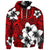 Custom Hawaiian Plumeria Tribal Polynesian Hoodie Red - Polynesian Pride