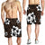 Hawaiian Plumeria Tribe Brown Polynesian Men's Shorts AH - Polynesian Pride