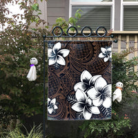 Hawaiian Plumeria Tribe Brown Polynesian Flag AH - Polynesian Pride