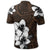 Hawaiian Plumeria Tribe Brown Polynesian Polo Shirt - Polynesian Pride