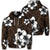 Hawaiian Plumeria Tribe Brown Polynesian Zip Hoodie Unisex Art - Polynesian Pride