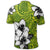 Hawaiian Plumeria Tribe Yellow Green Polynesian Polo Shirt - Polynesian Pride