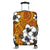 Hawaiian Plumeria Tribe Yellow Red Polynesian Luggage Covers AH Black - Polynesian Pride