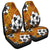 Hawaiian Plumeria Tribe Yellow Red Polynesian Car Seat Covers AH Universal Fit Black - Polynesian Pride