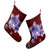 Hawaiian Plumeria Violet Polynesian Red Christmas Stocking - AH - Polynesian Pride