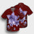 Hawaiian Plumeria Violet Polynesian Red Hawaiian Shirt - AH - Polynesian Pride