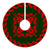 Hawaiian Quilt Pattern Guitar Flower Tree Skirt - Red Green - AH - Polynesian Pride