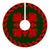 Hawaiian Quilt Pattern Ohia Flower Beautiful Polynesian Tree Skirt - Red Green - AH - Polynesian Pride