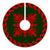 Hawaiian Quilt Pattern Pineapple Dance Tree Skirt - Red Green - AH - Polynesian Pride