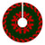 Hawaiian Quilt Pattern Plumeria Dreamcatcher Polynesian Tree Skirt - Red Green - AH - Polynesian Pride