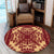 Hawaiian Quilt Vintage Round Carpet - AH - Polynesian Pride