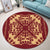 Hawaiian Quilt Vintage Round Carpet - AH - Polynesian Pride