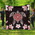 Hawaiian Reddie Turtle Plumeria Premium Quilts AH Black - Polynesian Pride