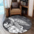 Hawaiian Sample Turtle Plumeria Round Carpet - AH - Polynesian Pride