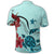 Hawaiian Sea Turtle Hibiscus Brilliant Polynesian Polo Shirt - Polynesian Pride