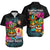 Custom Tahiti Tiki Couple Matching Dress and Hawaiian Shirt Tropical Tribal LT9 - Polynesian Pride