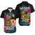 Tahiti Tiki Couple Matching Dress and Hawaiian Shirt Tropical Tribal Love Tahiti LT9 - Polynesian Pride