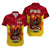 Papua New Guinea Rugby Kumul Pride Matching Dress and Hawaiian Shirt LT2 - Polynesian Pride