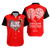 (Custom Personalised) Fiji Valentine Couple Heart Hawaiian Shirt - LT2 Unisex RED - Polynesian Pride