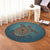 Hawaiian Skillful Turtle Polynesian Round Carpet - AH - Polynesian Pride