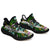 Hawaiian Sneakers YZ Animals And Tropical Flowers Black - Polynesian Pride