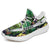 Hawaiian Sneakers YZ Hibiscus And Plumeria Green White - Polynesian Pride