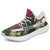 Hawaiian Sneakers YZ Palm Leaves Pineapples Jungle Leaf White - Polynesian Pride