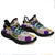 Hawaiian Sneakers YZ Parrot Toucans Hummingbird Flamingo Tropical Leaves Black - Polynesian Pride