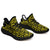 Hawaiian Sneakers YZ Polynesian Hawaiian Style Tribal Tattoo Yellow AH Black - Polynesian Pride