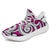 Hawaiian Sneakers YZ Polynesian Maori Ethnic Ornament Pink AH White - Polynesian Pride