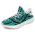 Hawaiian Sneakers YZ Polynesian Tradition Turquoise AH White - Polynesian Pride