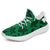 Hawaiian Sneakers YZ Polynesian Turtle Palm And Sea Pebbles Green AH White - Polynesian Pride