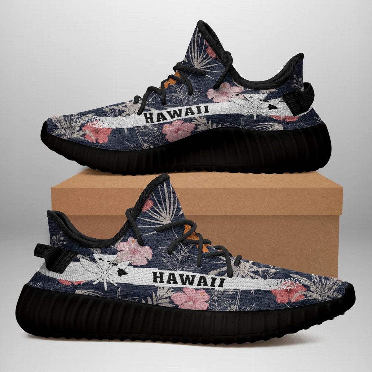 Hawaiian Sneakers YZ Tropical Grey - Polynesian Pride