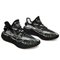 Hawaiian Sneakers YZ Tropical Line Patttern Black - Polynesian Pride