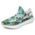 Hawaiian Sneakers YZ Tropical Palm Trees Blue White - Polynesian Pride