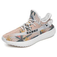 Hawaiian Sneakers YZ Tropical Pattern Pink White - Polynesian Pride