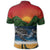 Hawaiian Sunset Ocean Turtle Polo Shirt - Polynesian Pride