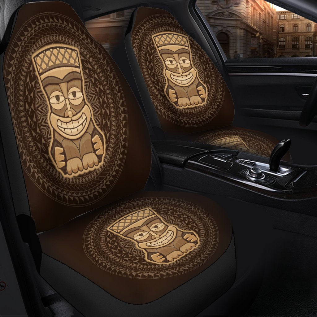 Hawaiian Tiki Car Seat Covers AH - Polynesian Pride