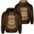 Hawaiian Tiki Zip Hoodie Unisex Art - Polynesian Pride