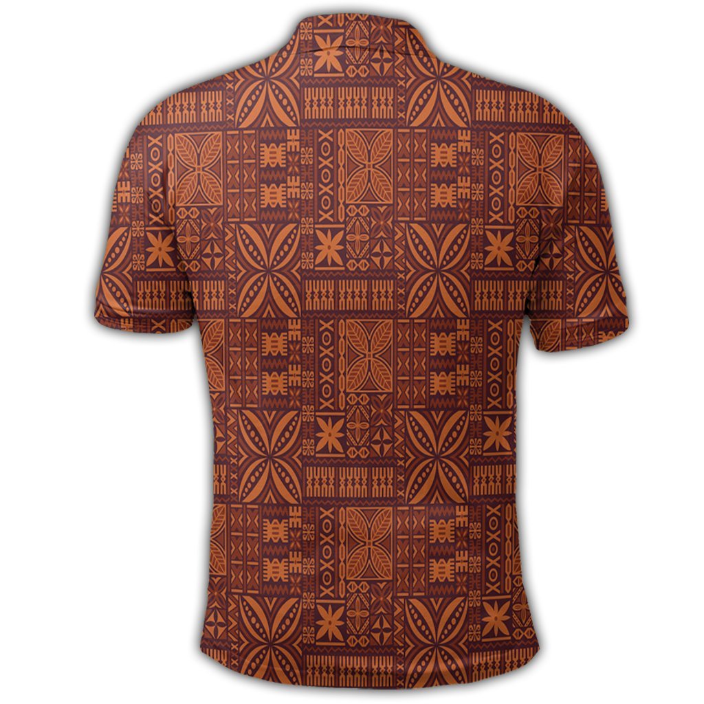 Hawaiian Traditional Aboriginal Pattern Polynesian Polo Shirt - Polynesian Pride